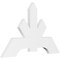 Ekena Millwork Vanguard Architectural Grade PVC Gable Bracket, 48"W x 30"H x 2"D x 6"F, 15/12 Pitch GBP048X30X0206VAN00 - alternate 1